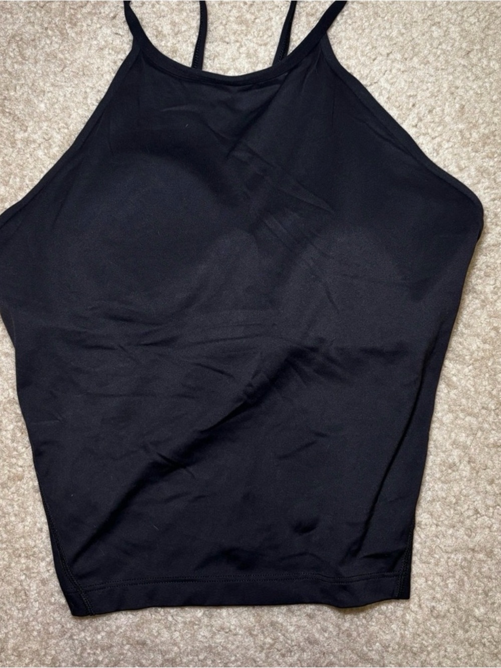 lululemon athletica Black Racerback Tank Top